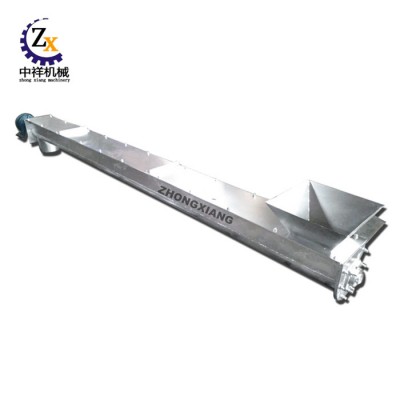 Hopper small shaftless vertical grain pellet cement plastic screw conveyor for powder