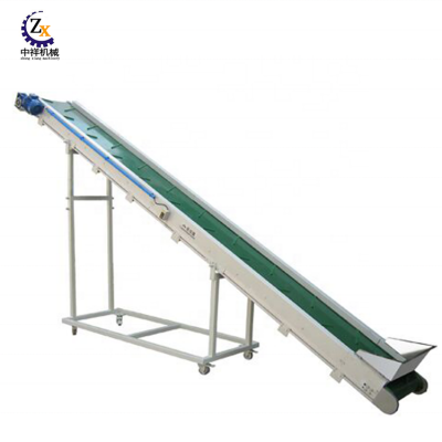 Portable inclined adjustable height skirt mini rubber belt conveyor price